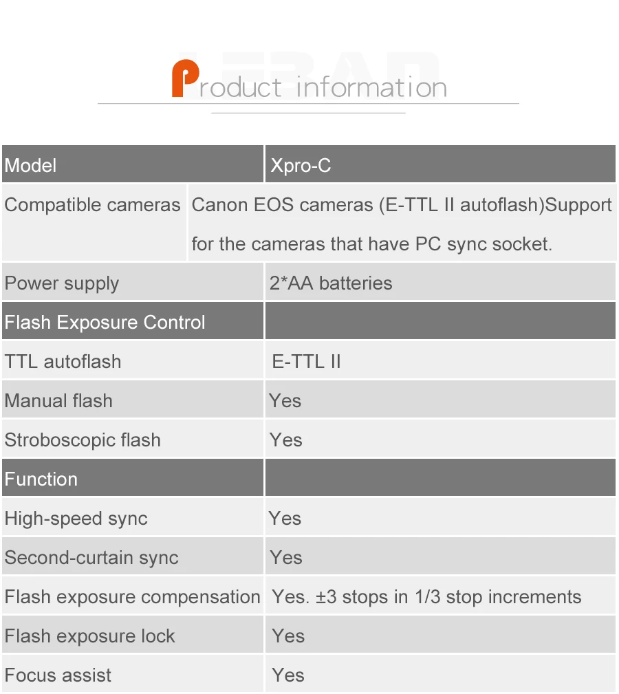 GODOX XPro-C E-TTL 2,4G Беспроводная Высокоскоростная синхронизация 1/8000s X система высокоскоростная вспышка триггер для камер Canon EOS