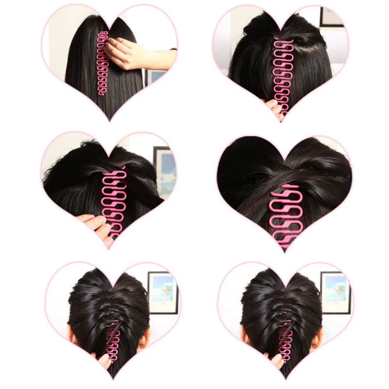 Hot Fashion Professional DIY Women Hair Braiding Tool Girls Centipede Braider Magic Hair Twist Hair Styling