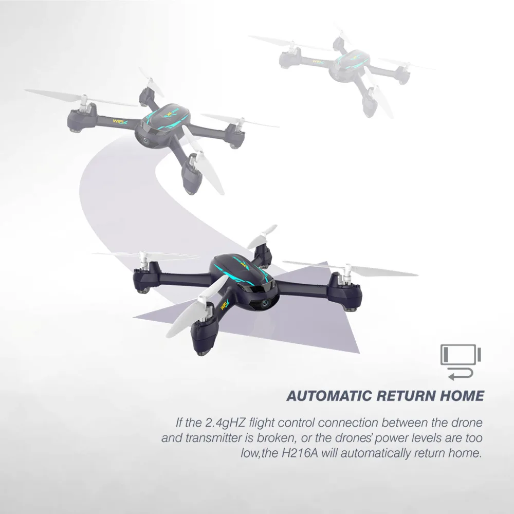 Hubsan H216A X4 DESIRE Pro WiFi FPV With1080P HD Camera Drone RC Quadcopter Altitude Hold Selfie GPS Drone RTF Helicopter (8)