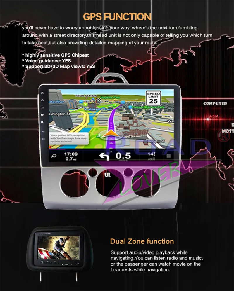 magnitol 2 din android For Ford Focus 2010 2011 Manual