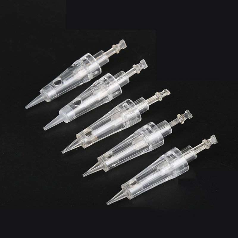 50pcs Tattoo Needles 1p Cartridge disposable Sterlized Permanent makeup Needles Eyebrow For Tattoo Machine pen Hight Quality    -6