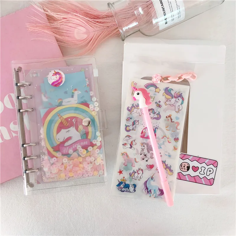 Plano de Dia Caçoa o Presente Jugal 2019 New Unicorn a6 Semana Planejador Caderno Espiral Mão book Papelaria Kawaii Diário Cadernos Memo Pad 5 espiral caderno mão-livro kawaii papelaria dia plano