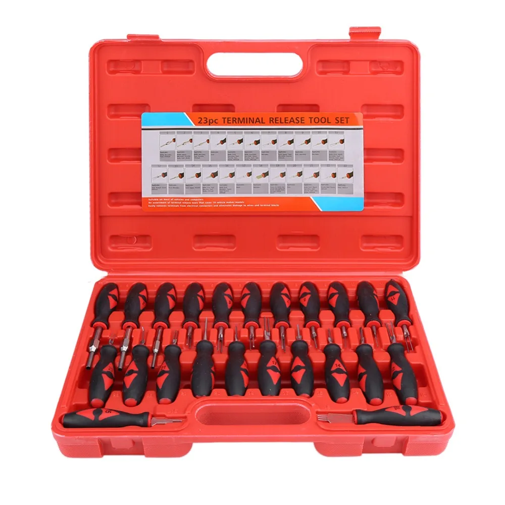

23pcs Universal Automotive Terminal Release Removal Remover Tool Kit Accessory
