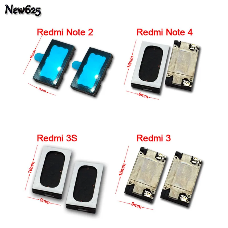 

2pcs/Lot , Earpiece Ear Speaker Receiver For Xiaomi Redmi Go S2 4A 5 Plus 7 7A Note 4X 5 5A 6 7 Pro