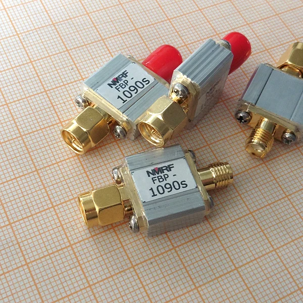 SAW Band-pass Filter, 1090MHz ADS-B Aeronautical Bandwidth 8MHz, SMA Interface SAW Band-pass Filter, 1090MHz ADS-B Aeronautical Bandwidth 8MHz, SMA Interface