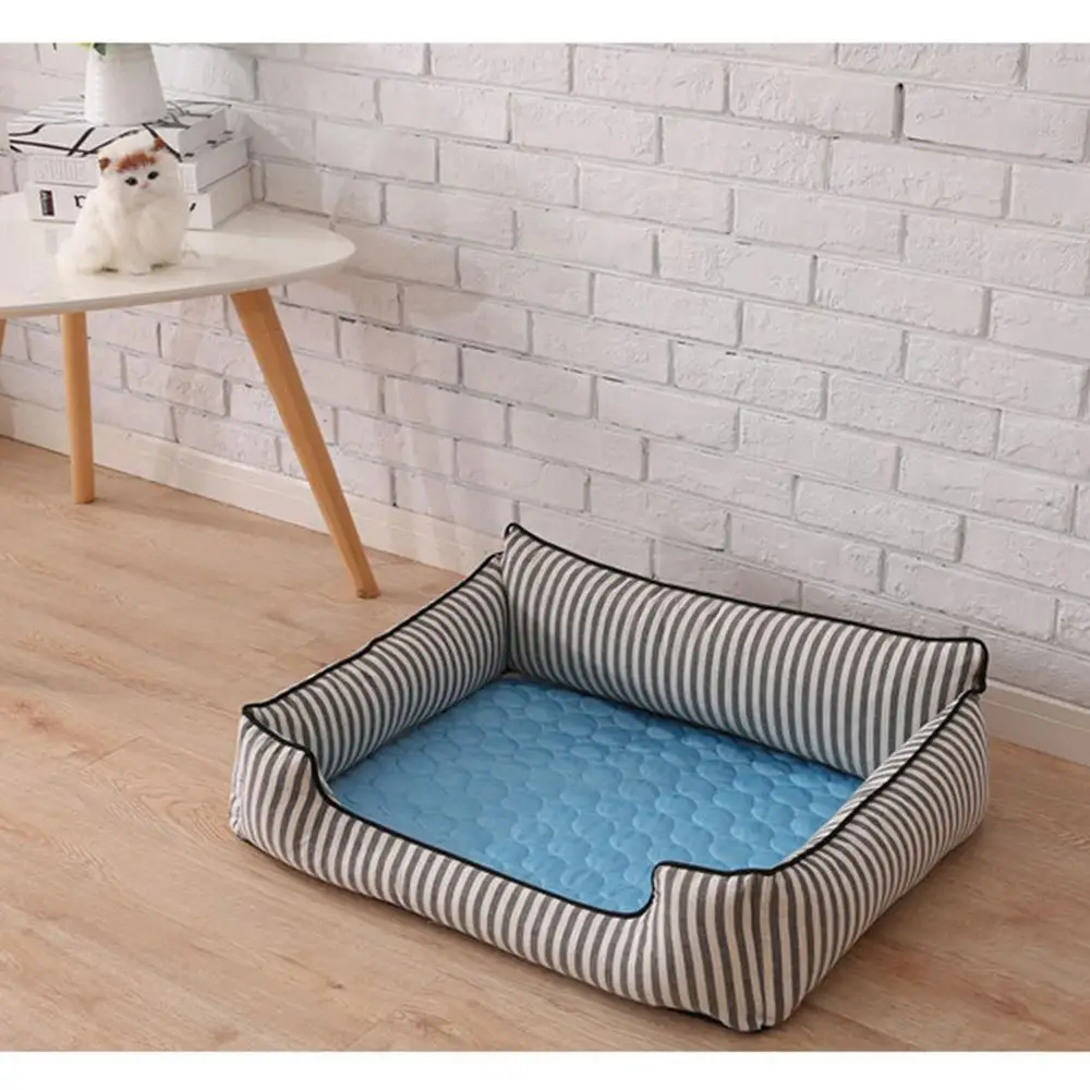 

Summer Cooling Mats Blanket Ice Pet Dog Bed Mats For Dogs Cats Sofa Portable Tour Camping Yoga Sleeping Pet Accessories