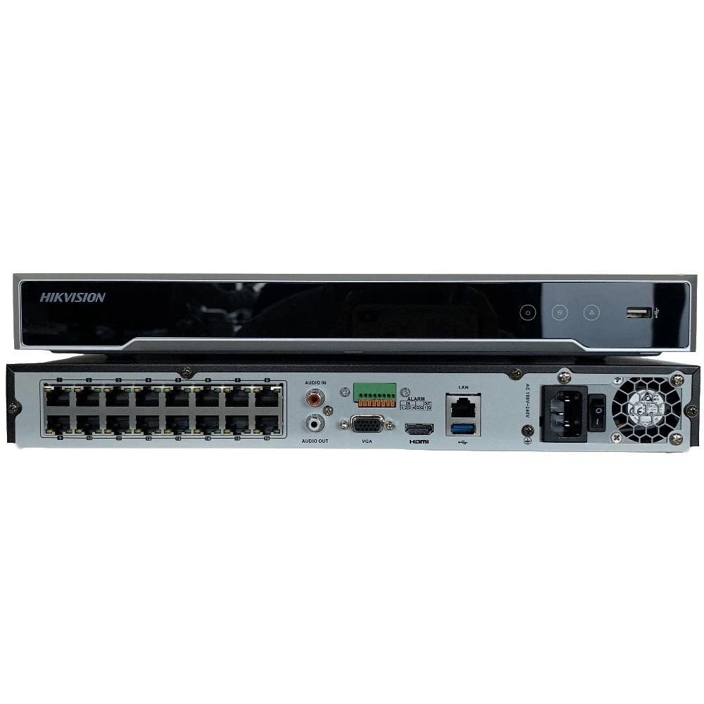 DS 7616NI K2/16 P Встроенный 4 K POE NVR для ip камеры CCTV сетевой видеорегистратор Поддержка