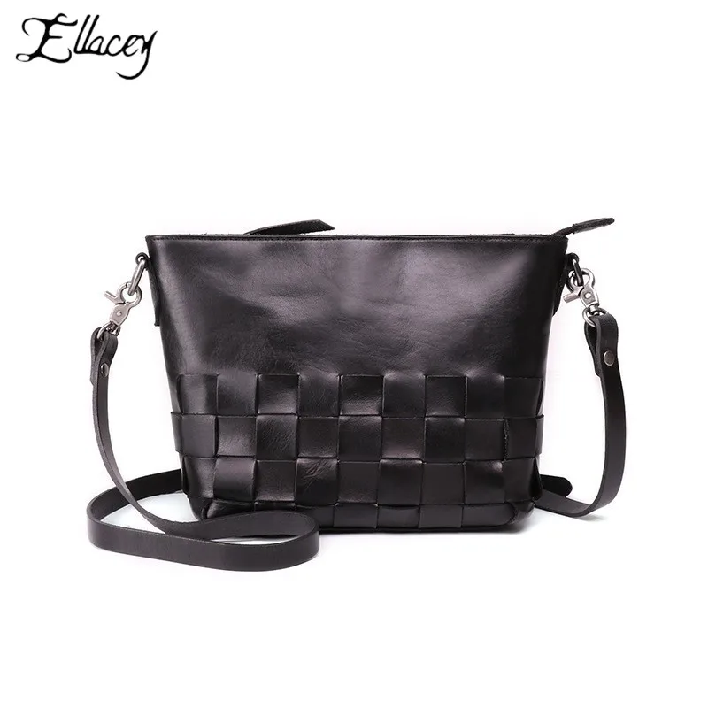 

2019 New Women High Quality Genuine Leather Shoulder Bag Luxury Bags For Women Designer Solid Crossbody Bags For Women