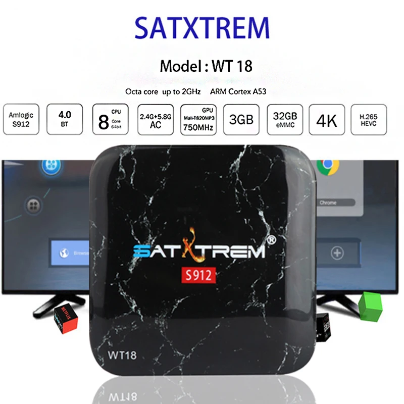 

Android tv box 2018 octa core 4K iptv box 3gb 32gb android 2.4G WIFI Bluetooth Smart set top box suport iptv 1 year IPTV