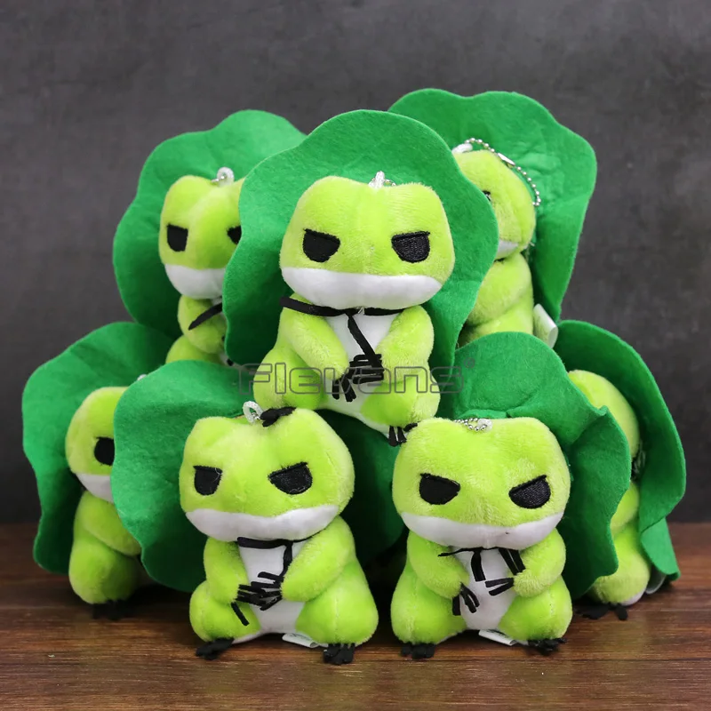 Cute Travel Frog Plush Toys Dolls Game Cartoon Frogs Pendants Keychains