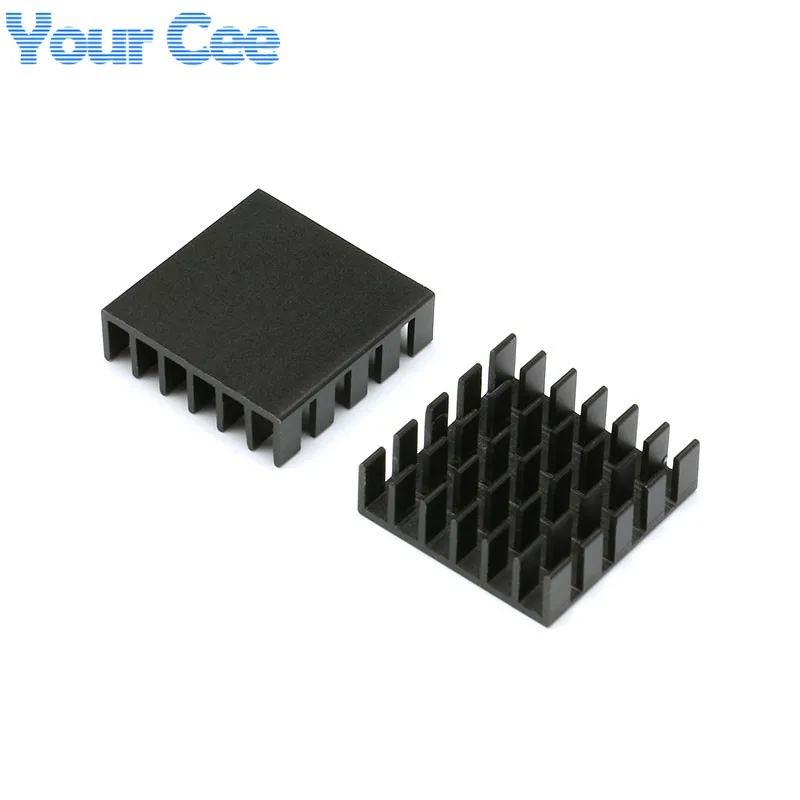 10pcs 20*20*6mm Heatsink Cooling Fin Cooler Aluminum Radiator Heat Sink for Chip LED Power IC Transistor Module PBC 20X20X6mm |