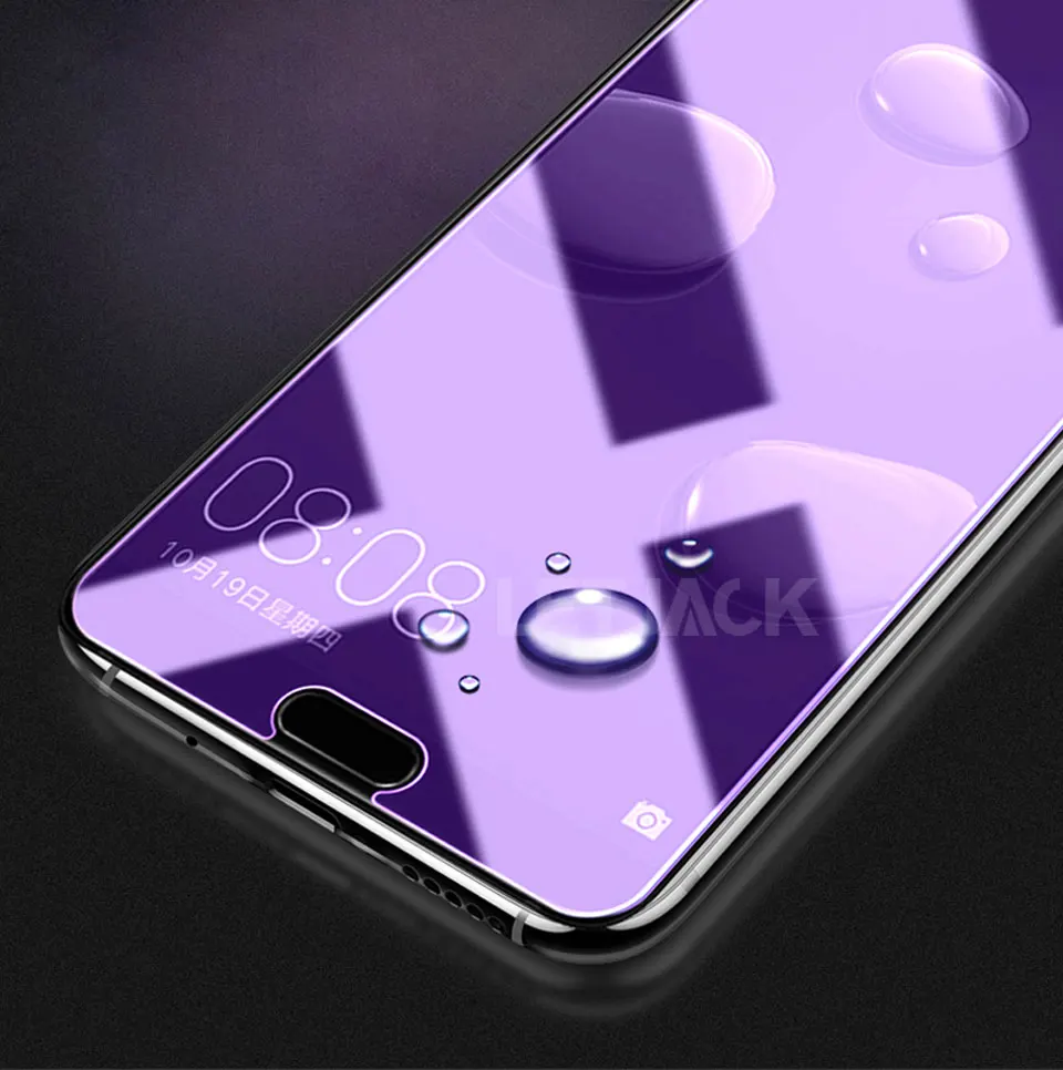 huawei 8X Purple light glass