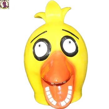 

2018 Hot Selling Realistic Cute Little Duck Face Latex Masks Fancy Dress Accessory Halloween Party Masks