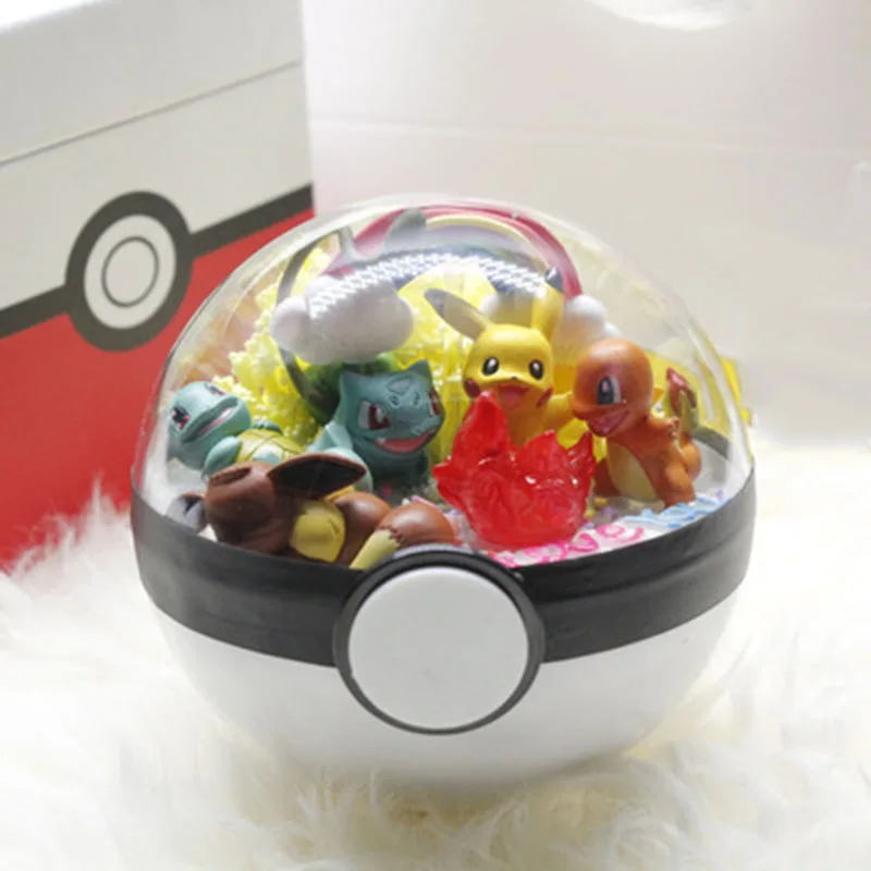 Нарежьте мультяшный Покемон pokeball Mini pikachu Squirtle Charmander Bulbasaur Eevee DIY Набор