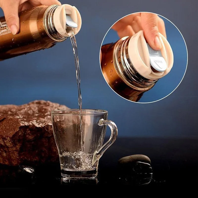 

Stainless bullet cup 350ml 500ml rocket vacuum flask bottle Men heat cold insulation coffee milk mug cup drinkware garrafa