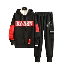 M-3XL 4XL, весенне-летний мужской спортивный костюм, фирменный модный мужской спортивный костюм со штанами, шаровары для бега, спортивные мужские костюмы для бега