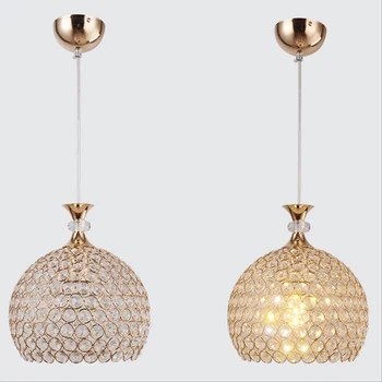 

Modern Crystal Ball LED Pendant Lights for Living room Home Lighting Balcony Bedroom Study Bar Hotel Restaurant Pendant Lamp