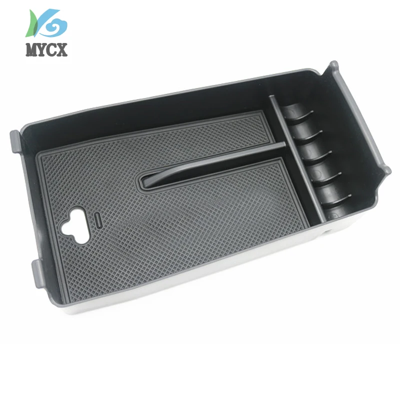 

Car Armrest Secondary Storage Glove Box Container Center Console Tray For Maserati Levante/Quattroporte/Ghibli Black