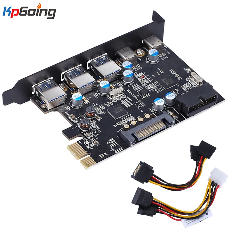 

PCI Express PCI-E Network Cards 1000Mbps Gigabit Ethernet 10/100/1000M 3 Port USB 3.0 LAN Adapter Converter Network Controller