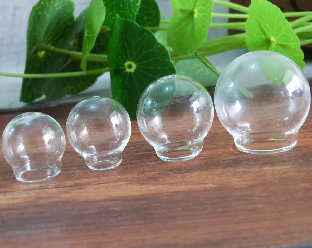 

20pcs/lot 12x20/15x20/15x25/20x30/25x35mm glass globe bottle wishing pendant vial(empty bottle)-size option