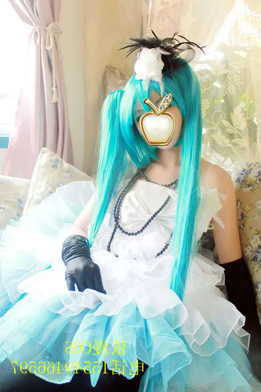 Us 2549 15 Offcos Costume Cosplay Costume Japanese Vocaloid Hatsune Mikus Camellia Miku Vestido De Renda Lace Dress Free Shipping On