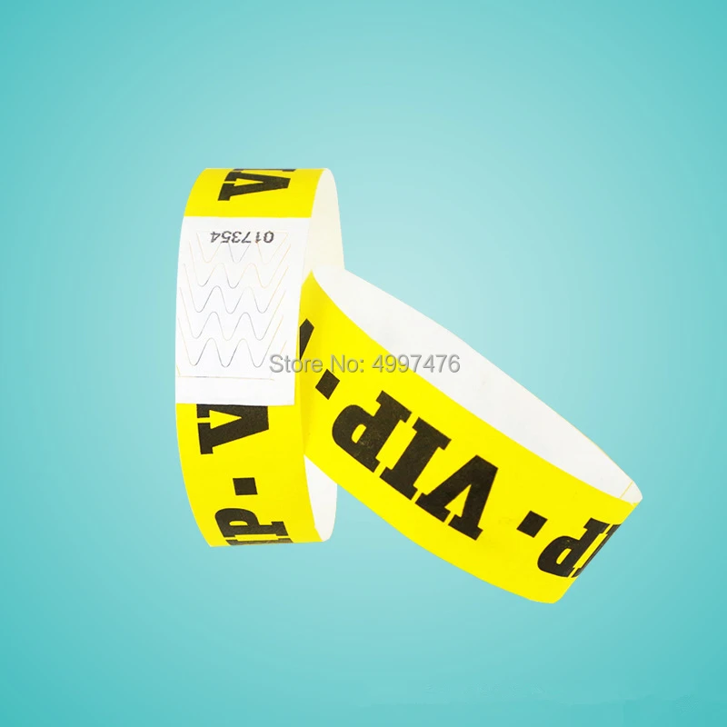 VIP wristband for party