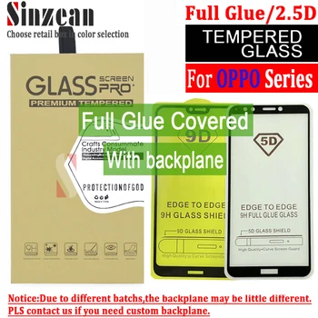 

Sinzean 50pcs Full Glue covered Tempered Glass Screen Protector for OPPO F11 PRO/V15 PRO/R11S plus/A73/A57/R9 With Backplane