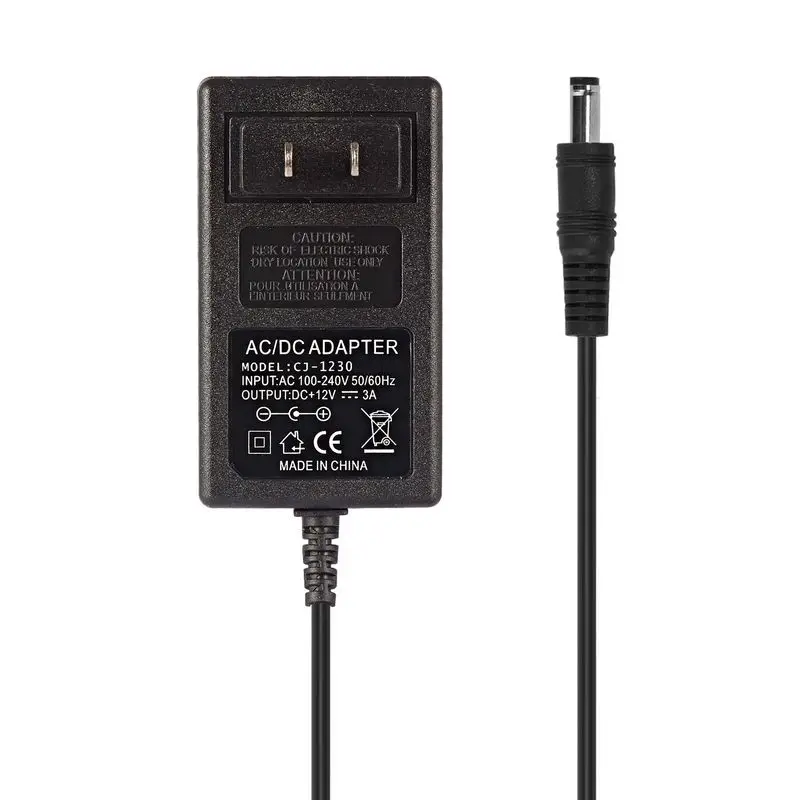 

30pcs 12V CCTV Camera lC Power Supply Adapter AC 220V to DC 12V 3A Transformer LED Driver For 5050 LED Strip Controller
