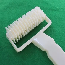 Новое поступление кухонная скалка для выпечки пластиковое устройство для выпечки печенья пицца пирога для выпечки Сетка роликовый Резак Ремесло пластиковые инструменты для выпечки