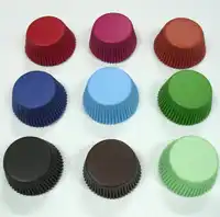 Free drop Shipping 1000X Navy Blue/Black/White/Red/brown/light green/yellow solid color Paper Cupcake Liners Pure Color Cup cake