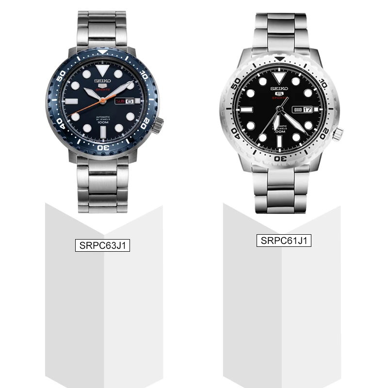 Оригинальные часы SEIKO5, спортивные, для дайвинга, плавания, автоматические механические наручные часы, два языка, календарь, мужские часы, гарантия