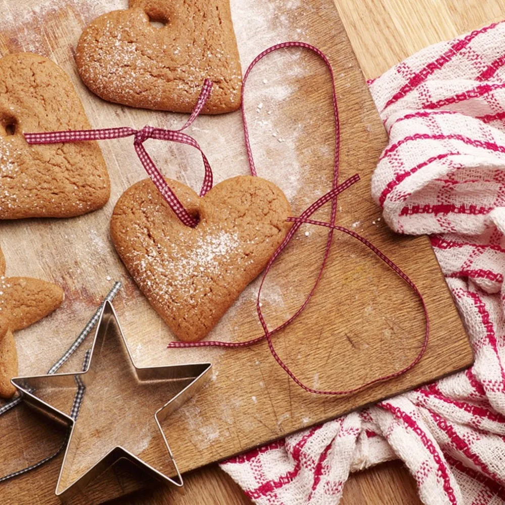 24 шт./компл. Нержавеющая сталь бытовой Cookie торта Прочный DIY Кухня выпечки печенья