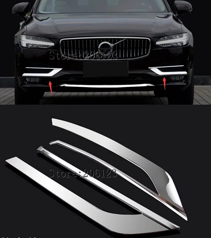ABS font b CAR b font REAR WING TRUNK LIP SPOILER FOR VOLVO S90 S90L 2017