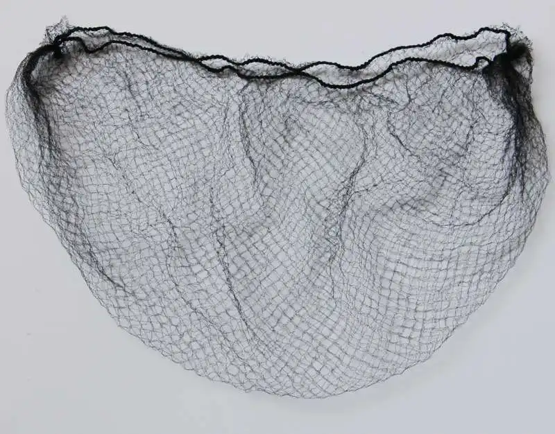 

disposable hairnet 20inch black color brow color invisibale hair nets 144pcs