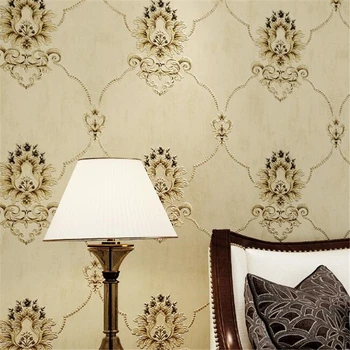 

wellyu Vintage European 3D mural papel de parede pressure Damascus wallpaper Non-woven bedroom living room dining room wallpaper