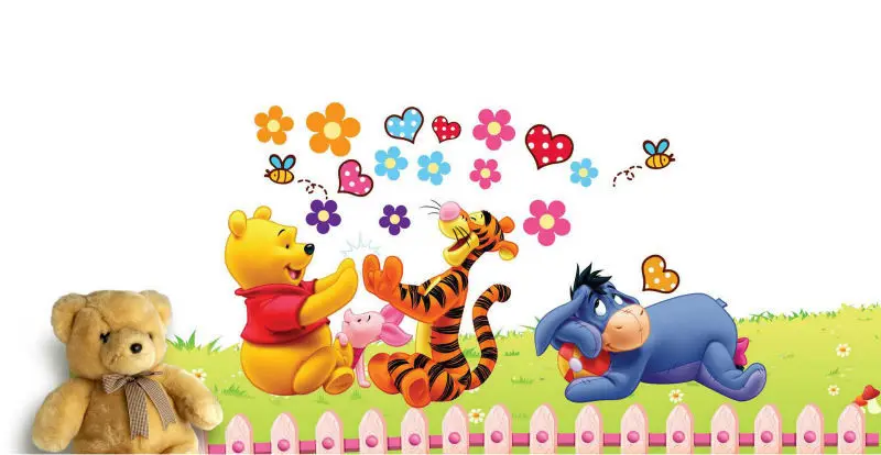 bear pvc wallpaper cartoon
