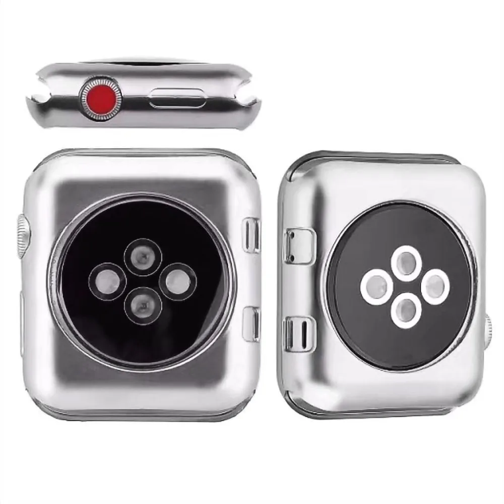 Newest Soft TPU Case For Apple Watch Case 38mm 42mm Protective Replacements Cover Case 100% Perfect fit Bumper Newest Soft TPU Case For Apple Watch Case 38mm 42mm Protective Replacements Cover Case 100% Perfect fit Bumper