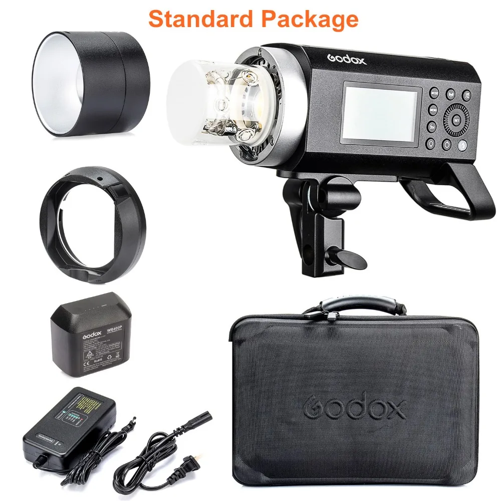 Godox-屋外オールインワンフラッシュad400pro,ttl hssリチウムイオン 