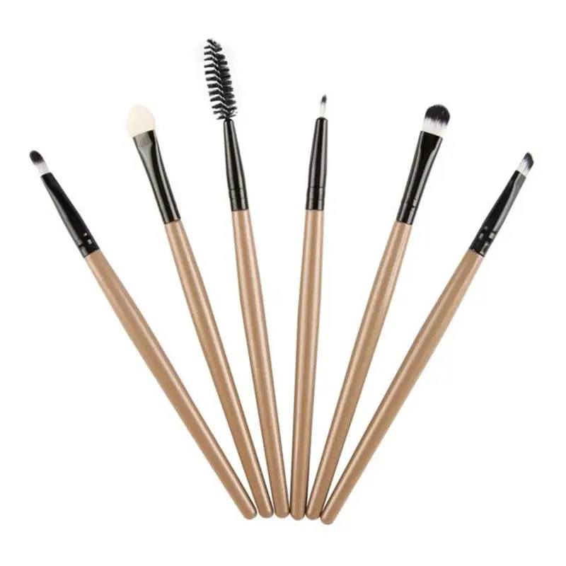 6PCS Makeup Brushes Sets Cosmetic Brush Kits Make Up Tools Eyeliner