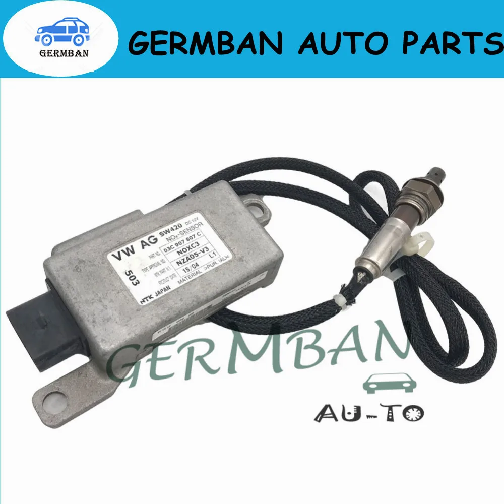 

New Manufactured Exhaust NOX SENSOR for VW VOLKSWAGEN GOLF TOURAN AUDI A3 8P 1.6 FSi No# 03C907807D 03C907807C(NOXC3) NZA05-V4