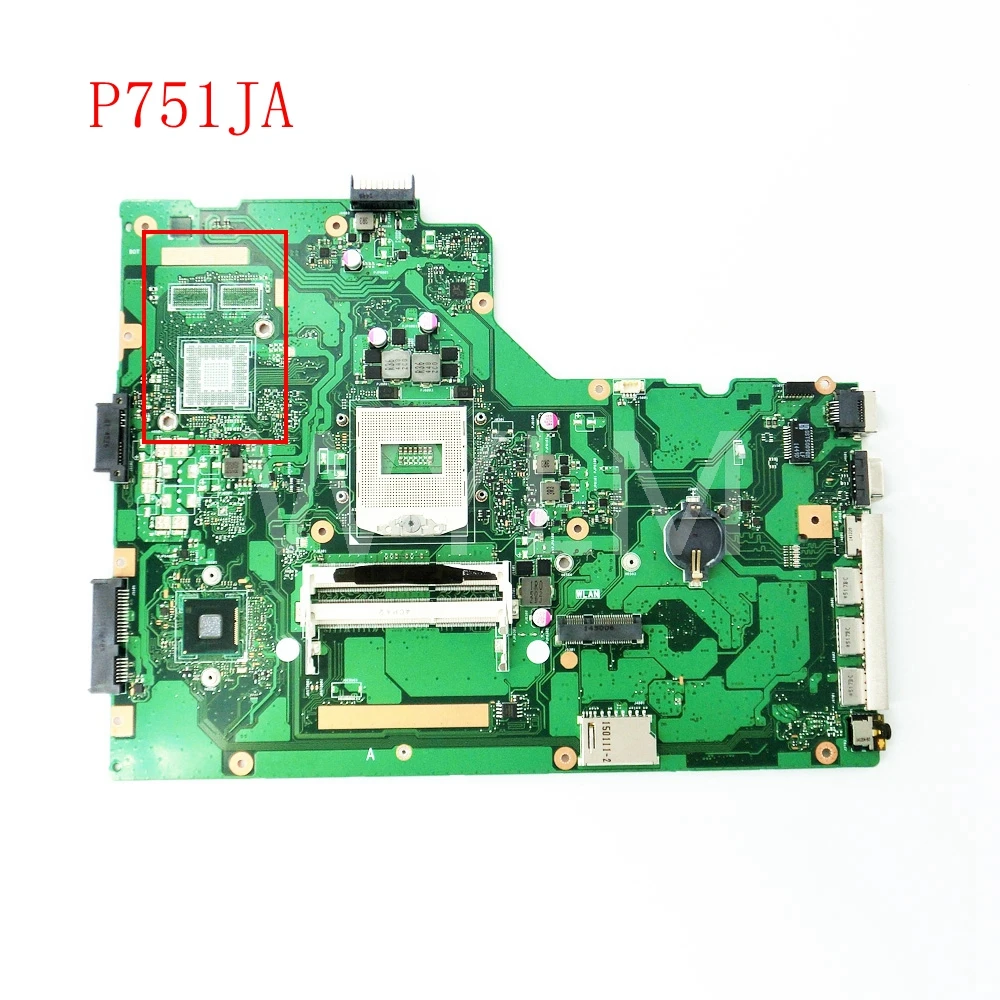 

P751JA mainboard REV2.0 For ASUS P751 P751J P751JA P751JF Laptop motherboard 100% Tested