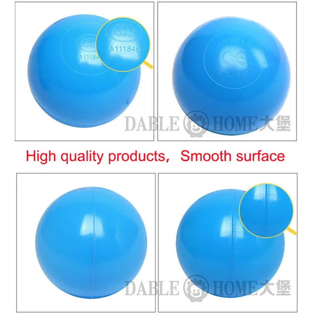 100/150/200PCS Outdoor Sport Ball Colorful Soft Water Pool Ocean Wave Ball Baby Children Funny Toys Eco-Friendly Stress Air Ball 3