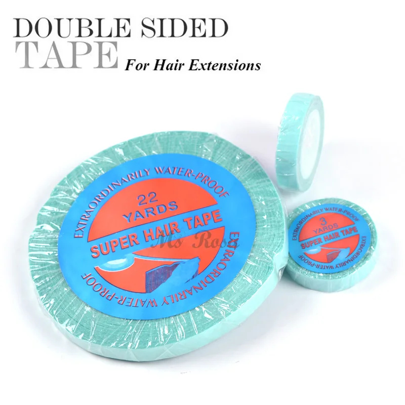Supertape Adhesive Tape For Hair Wig Glue 0.8cm 22 Yard Double Side