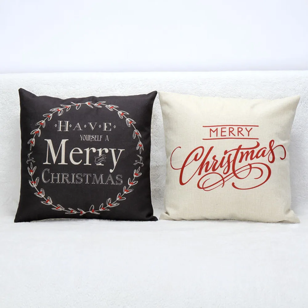 Hot Selling Vintage Christmas Letter Sofa Bed Home Decoration