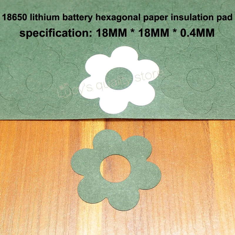100pcs/lot 18650 Lithium Battery Pack Accessories Insulation Pads