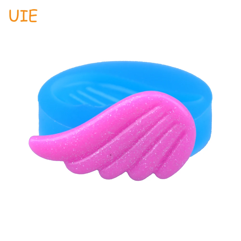 

PYL586U 39.2mm Left Angel Wing Flexible Silicone Mold - Fondant Craft, Cake Decorating, Jewelry, Cookie Biscuit, Resin, Candy
