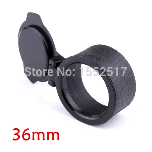 Cololy Rifle Scope Cover Quick Flip Spring Up Open Lens Cover Cap Eye Protect Objective Cap for Caliber 24 Sizes 