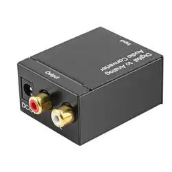 5 V оптический волоконный коаксиальный SPDIF к RCA DVD усилитель для ТВ приставка коробки