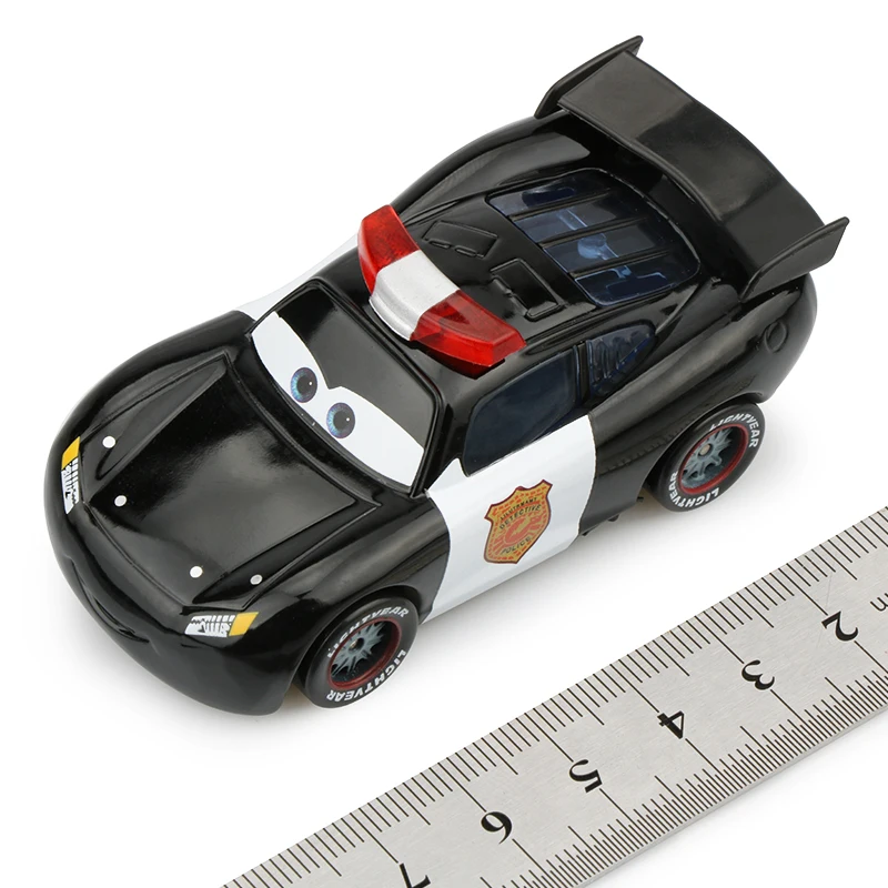 Disney Pixar Cars 2 Lightning McQueen полицейская версия 1:55 масштабная модель полученная литьем