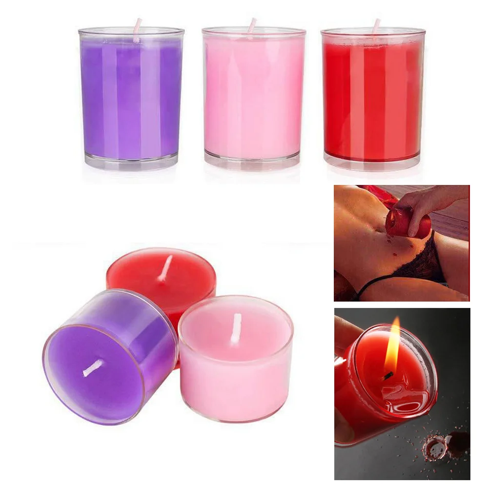 Sex Wax Massage Candle Low Temperature Floral Candle Drip BDSM Candle SM Sex Bed Restraints Sexual Games in Couples Drip Sex Toy